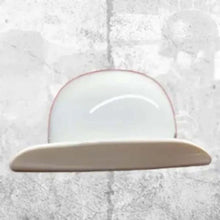 MicroLid Slider Baseball Motorcycle Helmet White Gloss - Skootdog.com