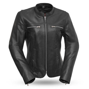 Women's Leather Jacket "Roxy" - Skootdog.com